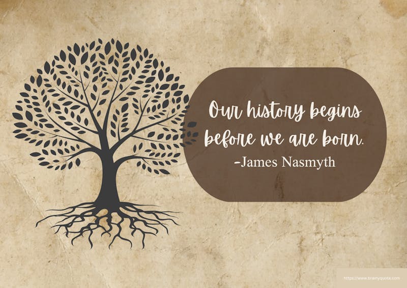 Ancestry Quote by James Nasmyth